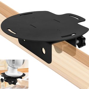 Ashenby Adjustable Ultimate Bunk Bed Fan Holder, Clamp Fan Holder for Dorm Room, 0.81 kg, 7.12 inches x 7.12 inches x 2.28 inches, Black