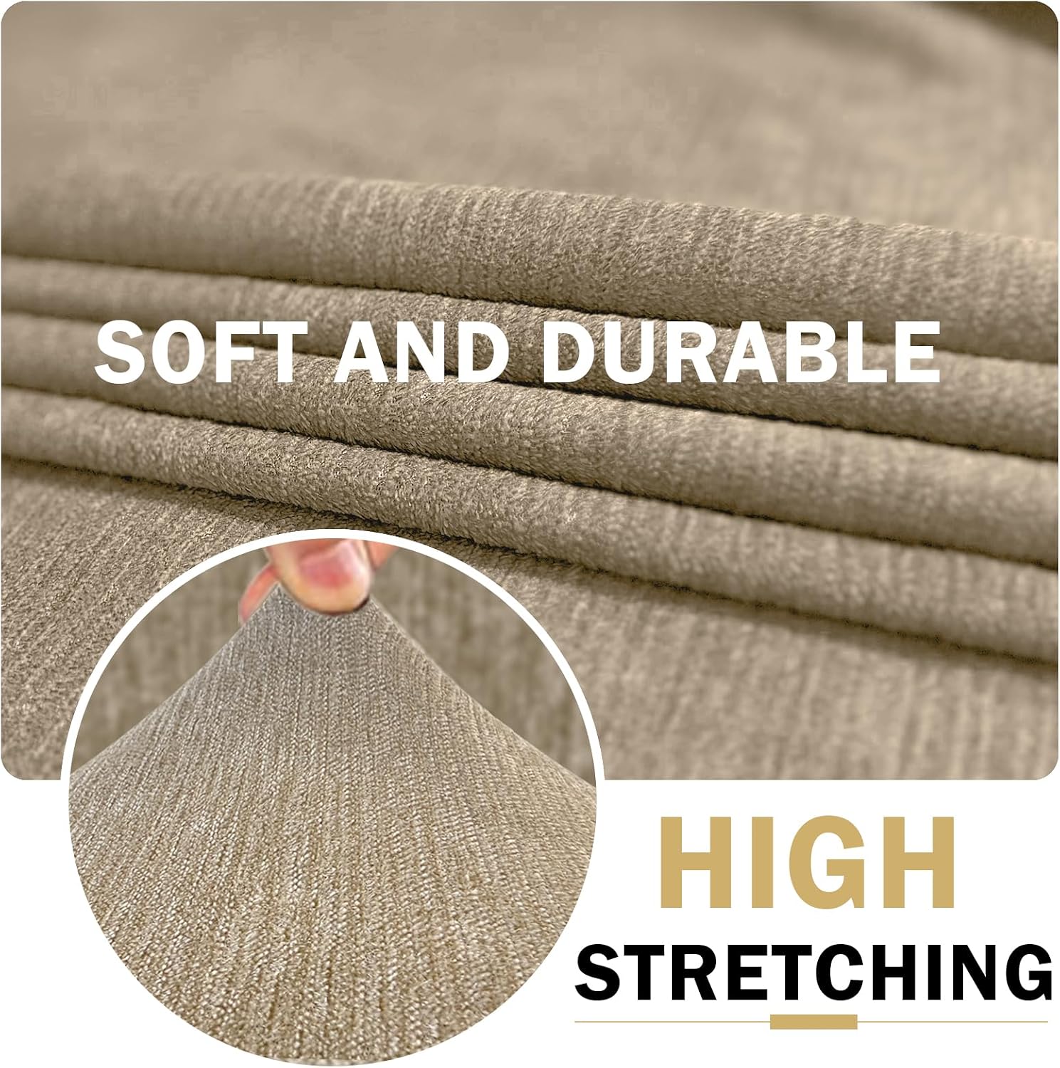 Barleyfield Waterproof RV Dinette Cushion Covers - Stretch Fabric Camper Seat Slipcover Replacement
