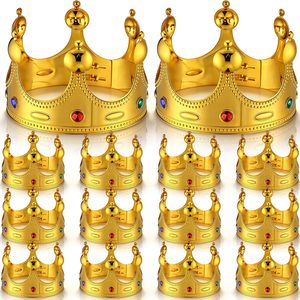 Ashenby 12 Pcs King Crowns Gold Royal Crown, Cosplay