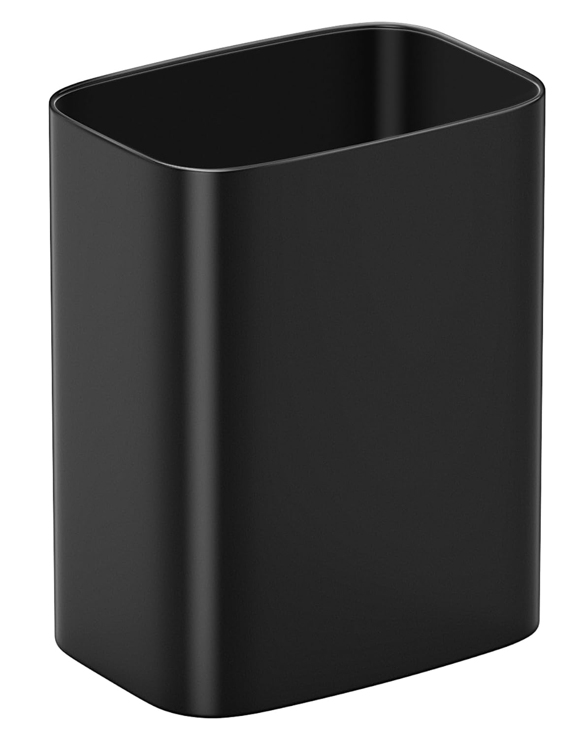 Aldernest 3.4 Gallons Bathroom Trash Can, Small Under Sink Wastebasket, Black, 1.29 kg