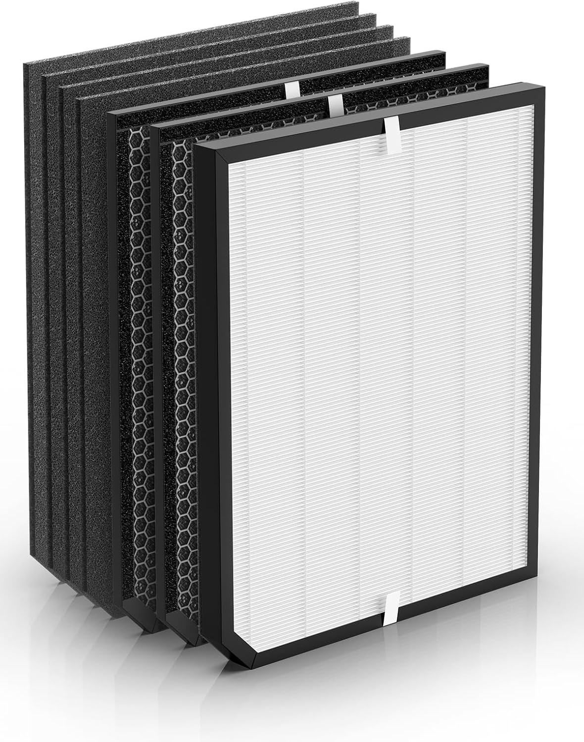 Ashenby 2000 Replacement Filter Compatible with AirDoctor 2000 & 2000i Air Purifiers, 3.5 pounds, 7 Count