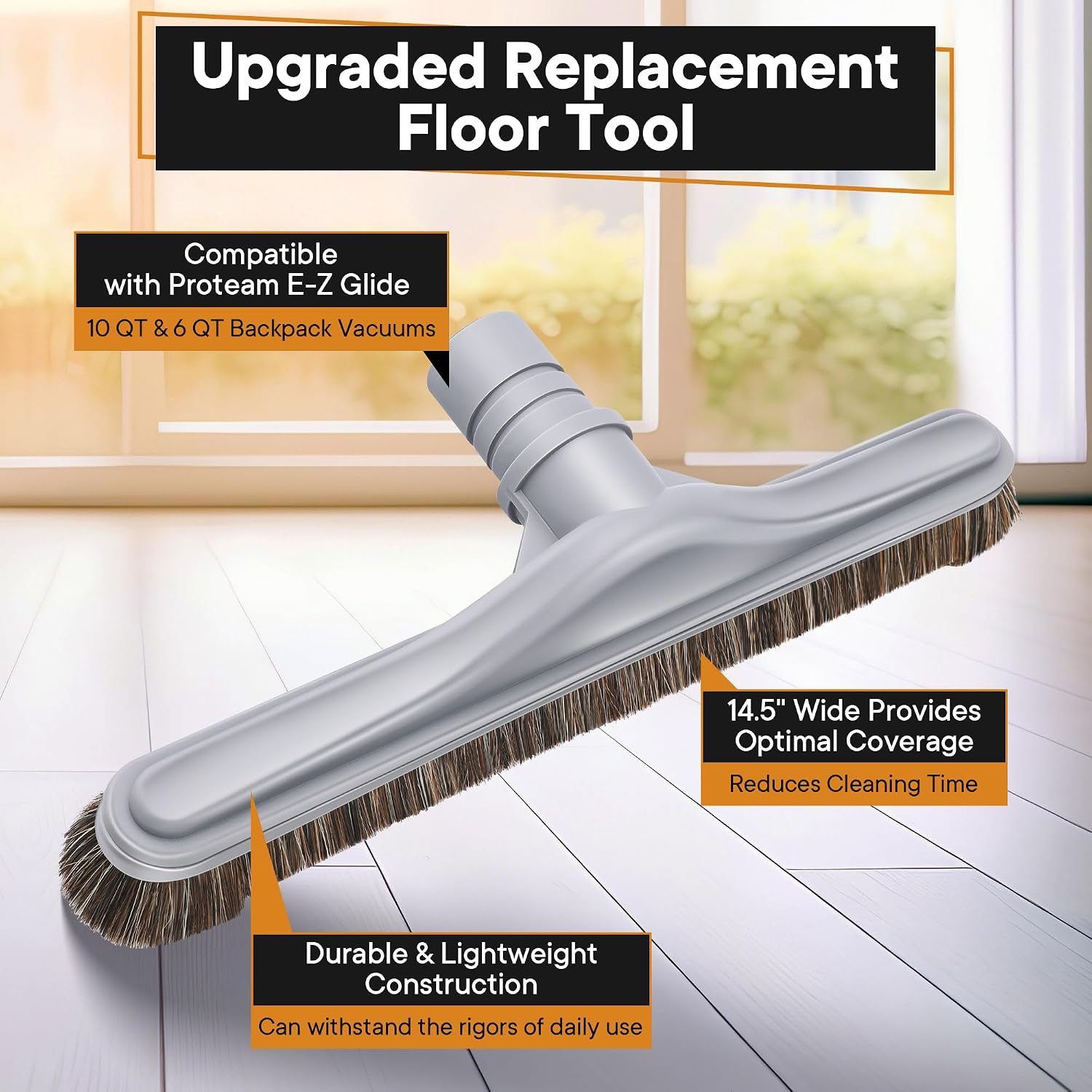 CozyWick Vacuum Floor Brush Compatible with Proteam E-Z Glide Backpack Vacuums, 14.9 ounces