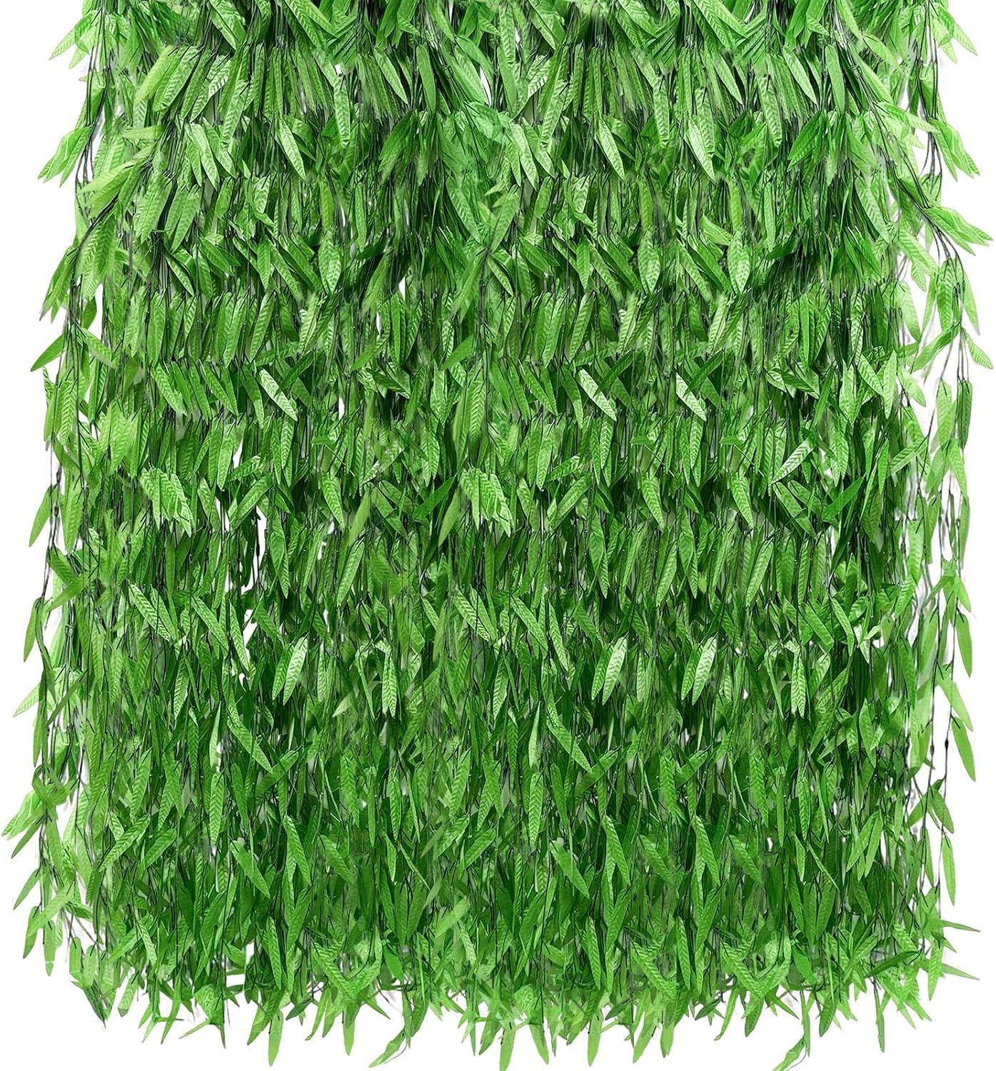 Aldernest 50PCS 300 FT Artificial Vines Greenery Garland for Room Decor Faux Willow Garland Wall Home Decor