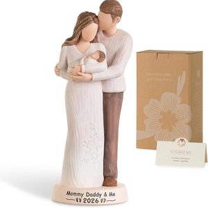 Ashenby First Time Parents Figurine, New Mom Gifts for Women, 13.76 ounces