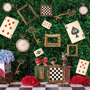 Aldernest 24 Pcs Wonderland Tea Party Decoration Vintage Hanging Ornaments