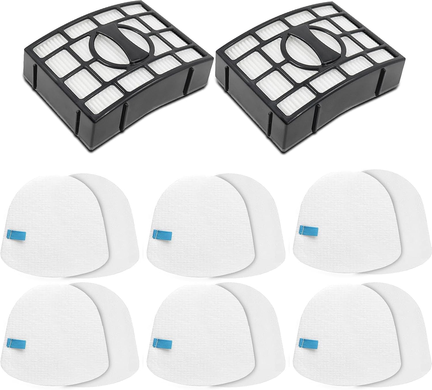 Copperlyn Filter Kit for Shark Navigator ZU560 ZU561, 2 Post 6 Foam 6 Felt