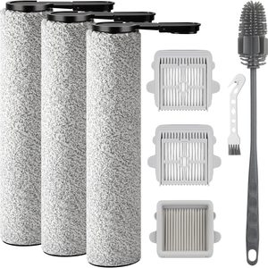 Ashenby Roller Brush Replacement & Vacuum Filters for Roborock F25 GT ACE LT RT, 8 Count