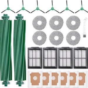 CozyWick 25 Pack Accessories for iRobot Roomba Plus 400/405/ 505/507 Vacuum Cleaner, Green