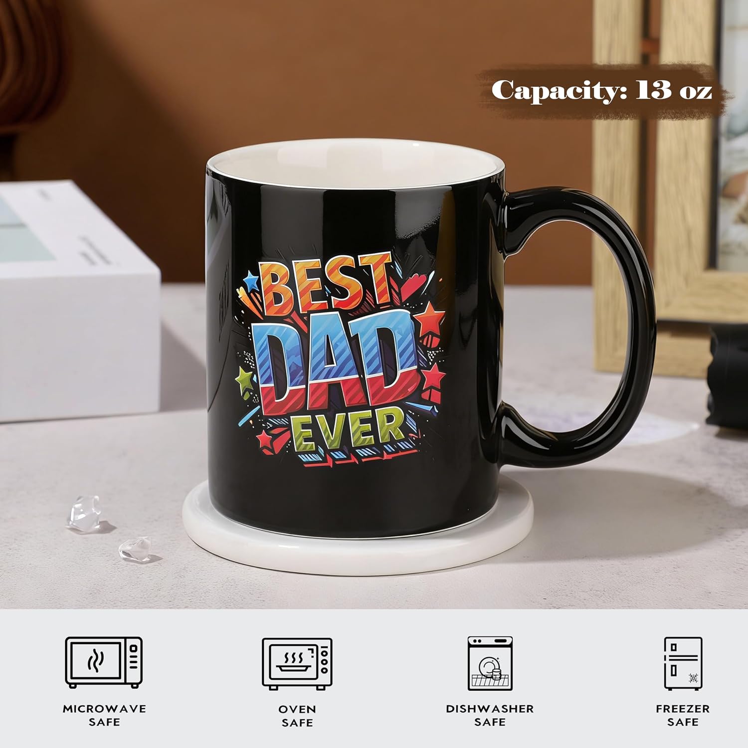 Aldernest Gift for Dad Father Best Dad Ever Gift Set Funny Ideas Gifts for Birthday, 4.54 g, Gifts for Dad