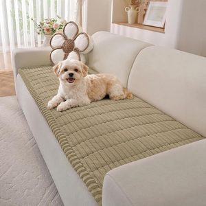 Aldernest Pet Couch Cover For Dogs, Non Slip Couch Protector For Dogs, Brown