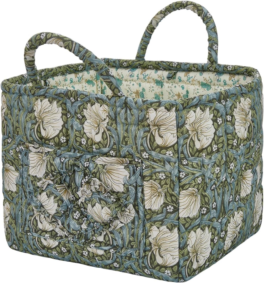 Aldernest Car Storage Basket for Back Seat, Aesthetic Fabric Storage Basket for Clothes, 7.04 ounces, 13 inches x 10.5 inches x 10.5 inches