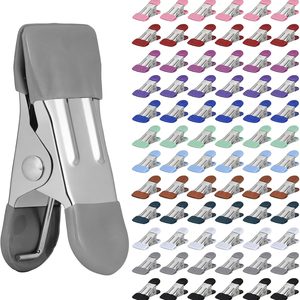 Ashenby 72 Pack Clothes Pins Heavy Duty Outdoor, Chip Clips, 2 inches x 0.87 inches