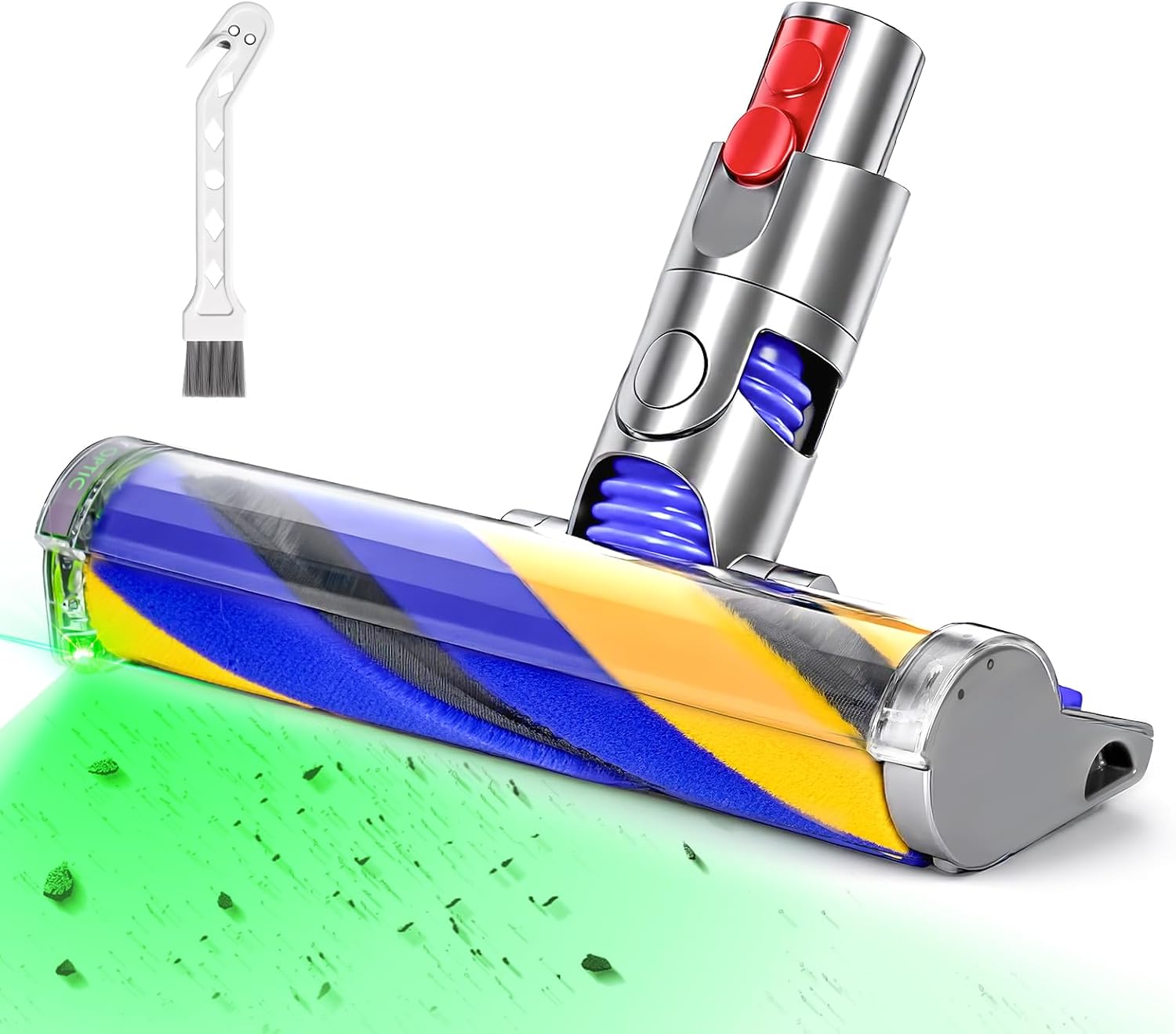 Barleyfield V12 Optic Fluffy Head Compatible with Dyson V9, Digital Slim, V12