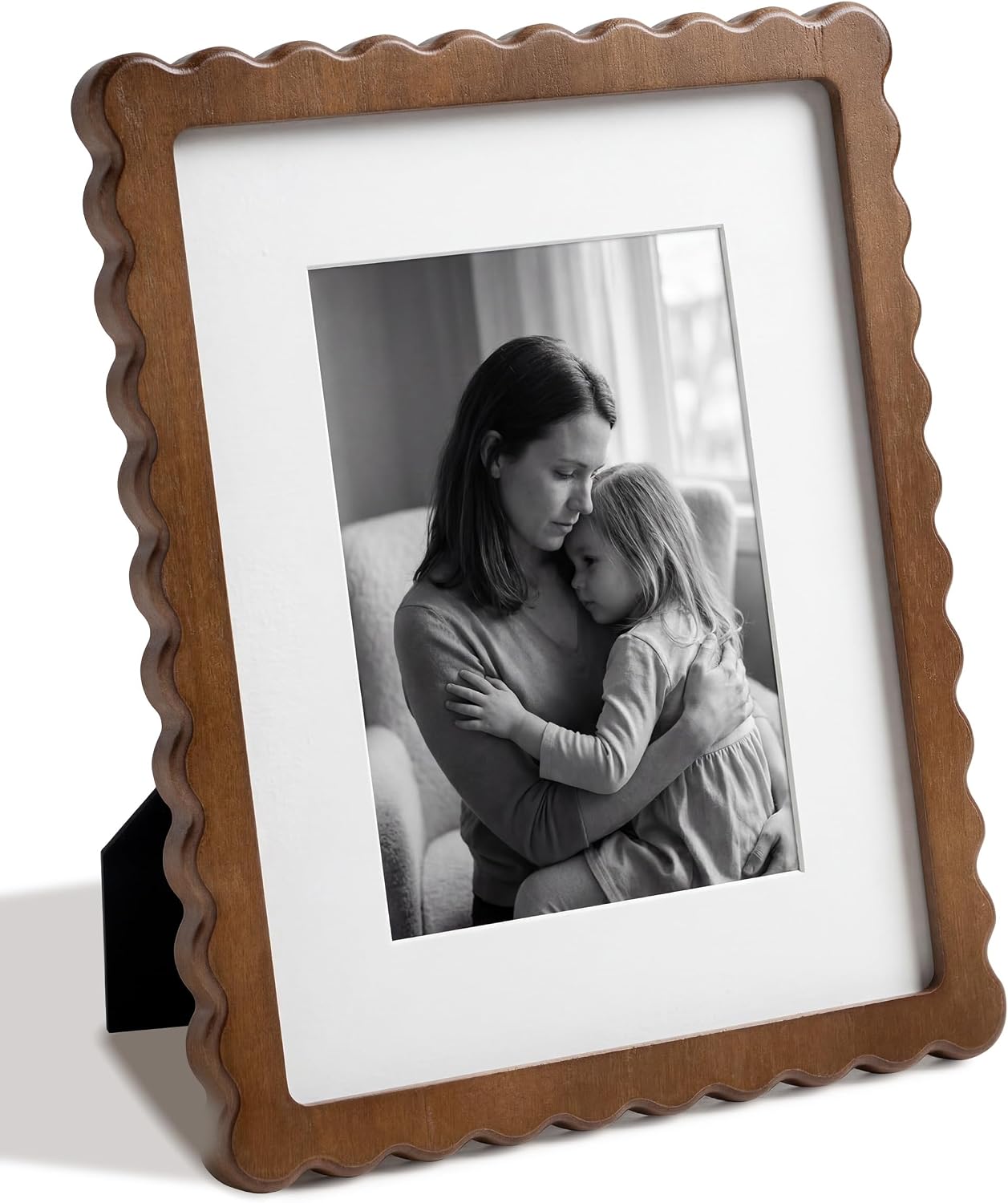 Ashenby 8x10 Picture Frame Vintage Brown MCM Photo Frame, 1.3 pounds