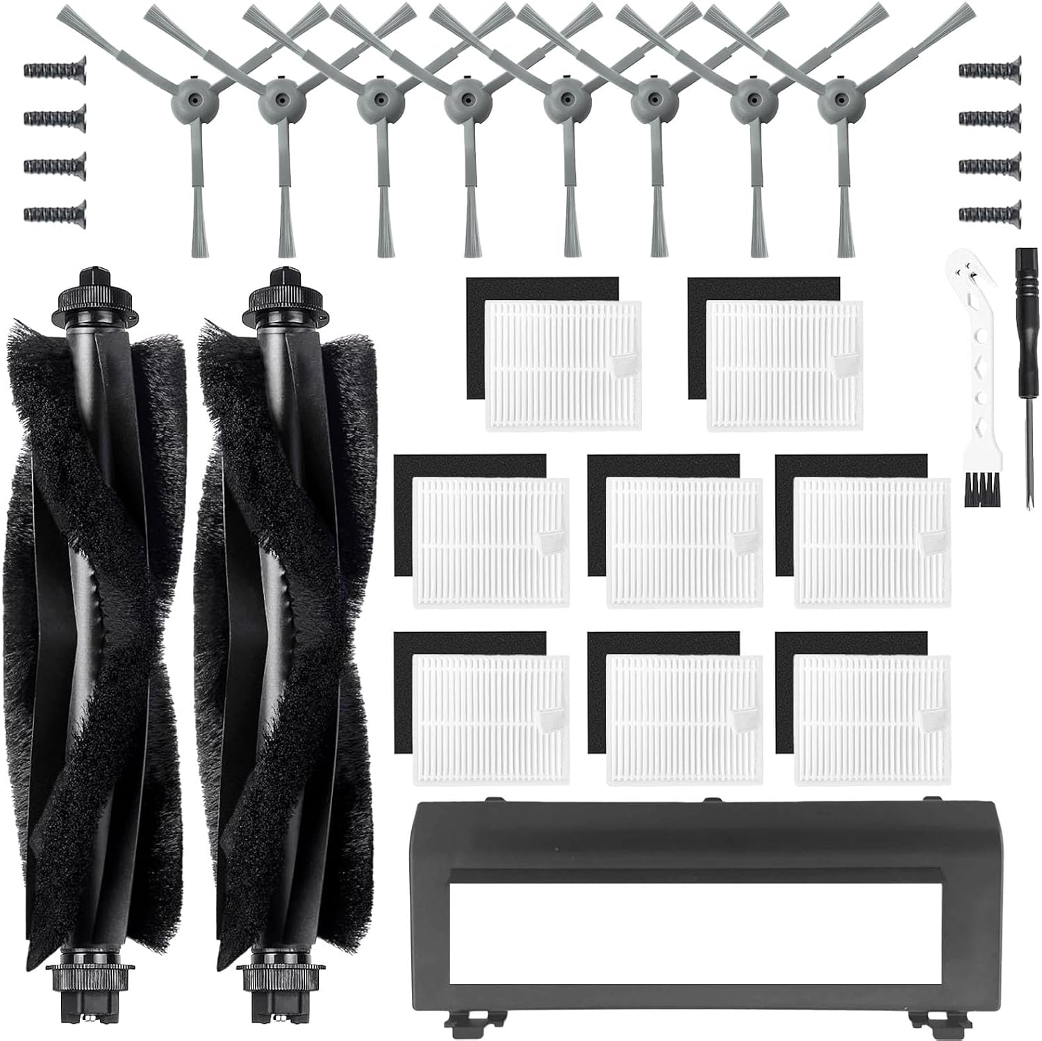 Ashenby 21 Pcs Accessories Kits for eufy L60 & L50 Series Vacuum Robot, Green