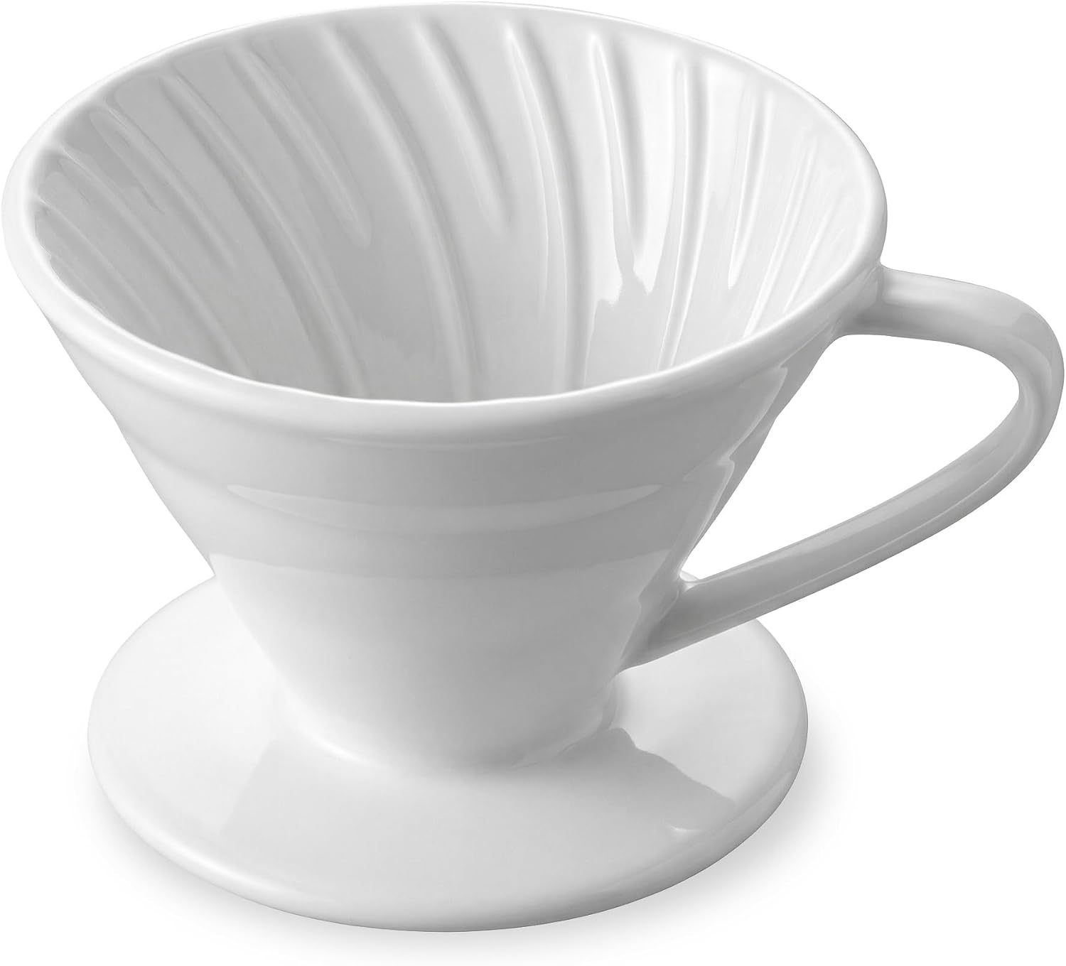 Aldernest Replacement for hario V60 Ceramic Coffee Dripper 02 White conical Pour Over