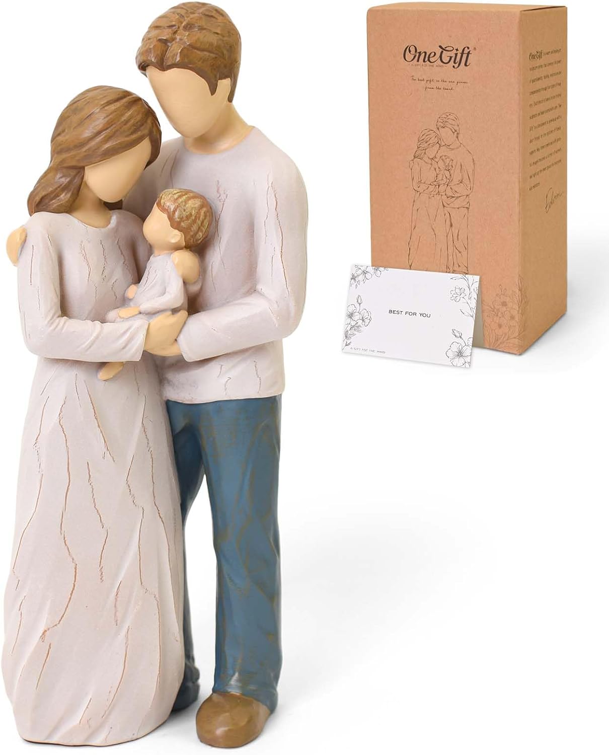 NestoraHome New Parents Gifts for Couples, New Mom and Dad Gifts First Time, White