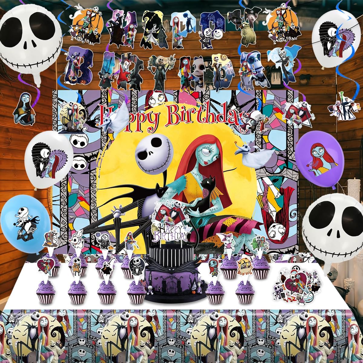 Ashenby 164PCS Birthday Party Decorations, Grey