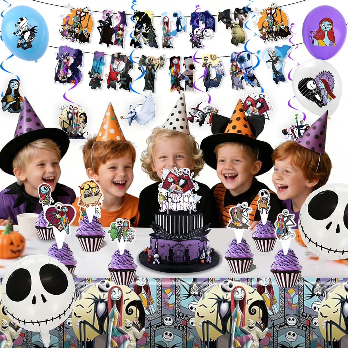 Ashenby 164PCS Birthday Party Decorations, Grey