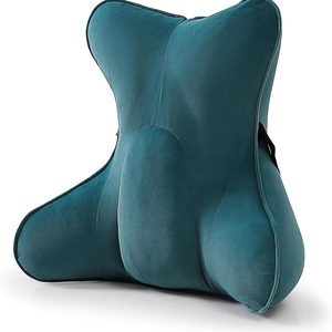 Aldernest Back Pillow for Couch and Recliner, Lumbar Support Pillow for Sofa Sitting, 16.5", Slate Blue