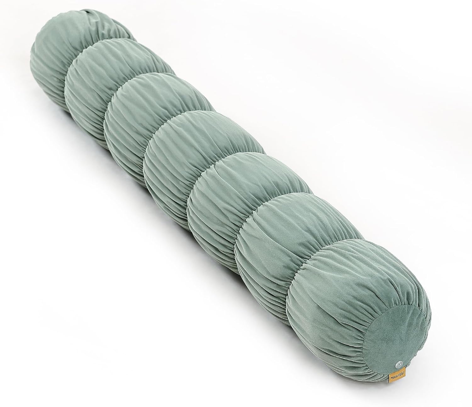 Aldernest Pat. Pend. Long Cylinder Pillow for Bed, 47 Inch, Green, 47"x 7.87"