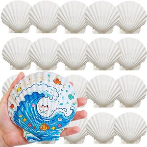 Ashenby 20 PCS 5"-6" Extra Large Scallop Shells for Crafts