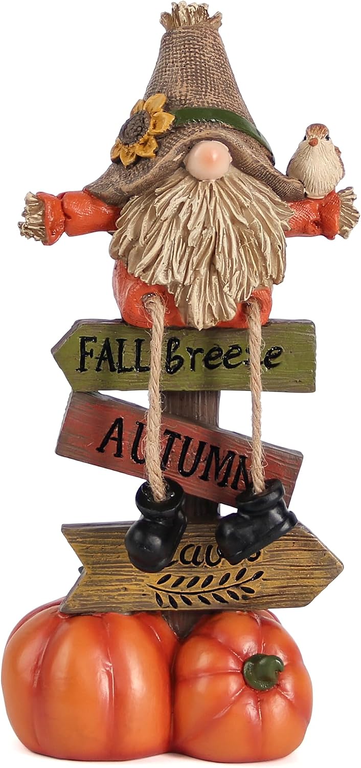 Cedarmoss Fall Gnome Decorations for Home Thanksgiving Table Decor for Autumn Harvest, 9.92 ounces