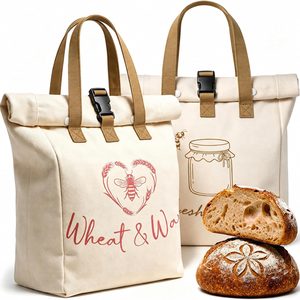 Aldernest Beeswax Bread Bags for Sourdough Homemade Stand Up Detachable Design, XL