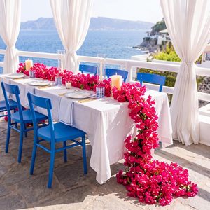 Birchmont 4 Pcs 5.9 ft Bougainvillea Artificial Flower Garland, 5.9 ft x 0.5 ft, Pink