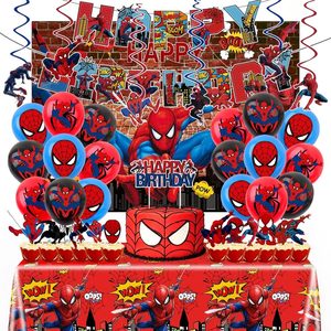 Ashenby 52pcs Spider Birthday Party Decorations Supplies