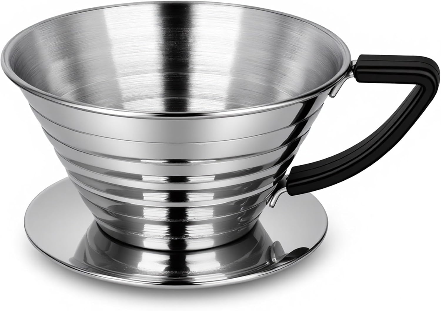 Aldernest Replacement for Kalita Wave 185 Stainless Steel Pour Over Coffee Dripper