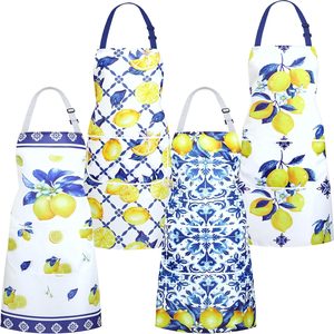 Ashenby 4 Pcs Italian Amalfi Coast Lemons Apron Gifts