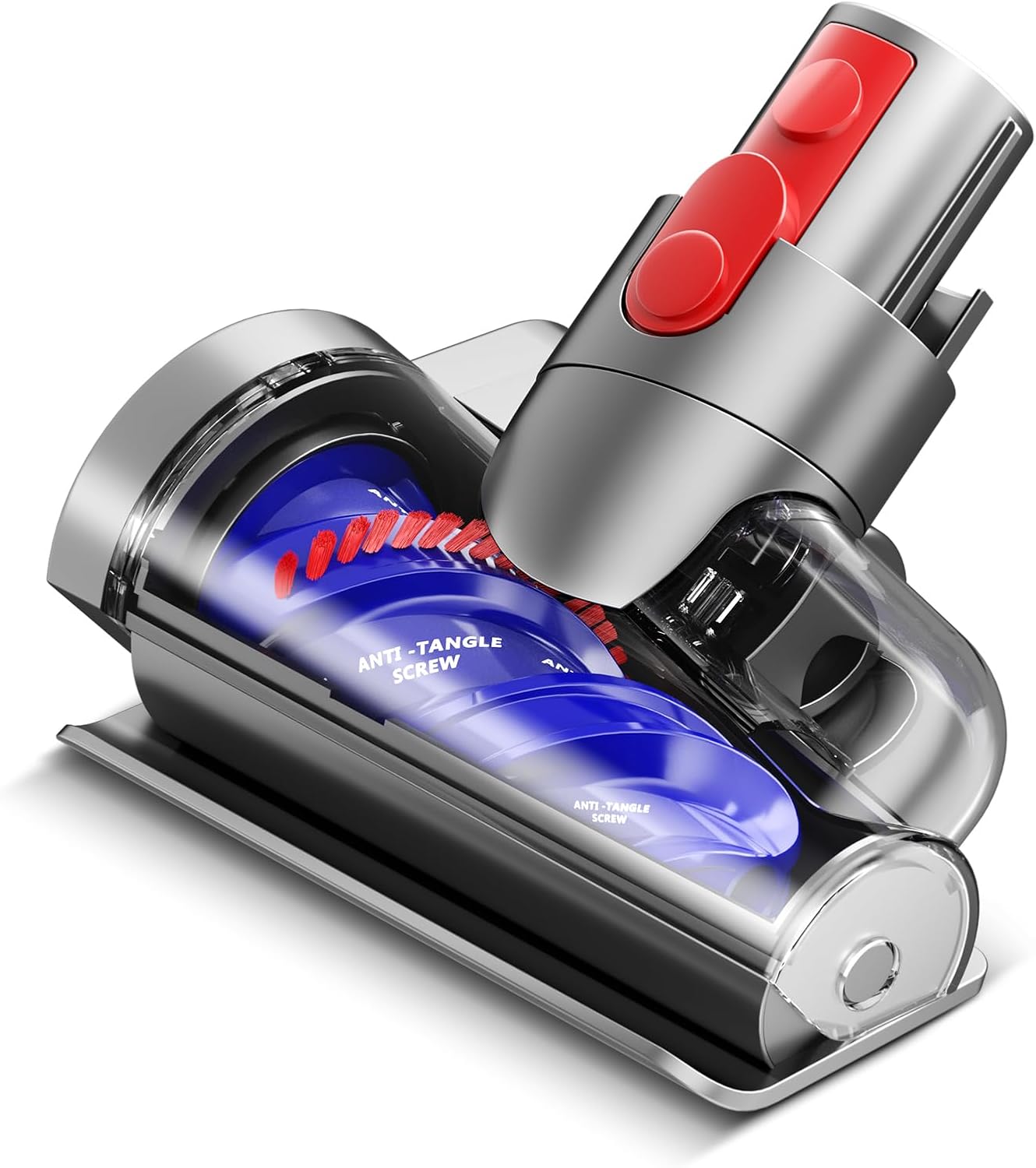 Copperlyn Mini Motorized Tool Brush Head Compatible with Dyson V7 V8 V10 V11 V15, Gray