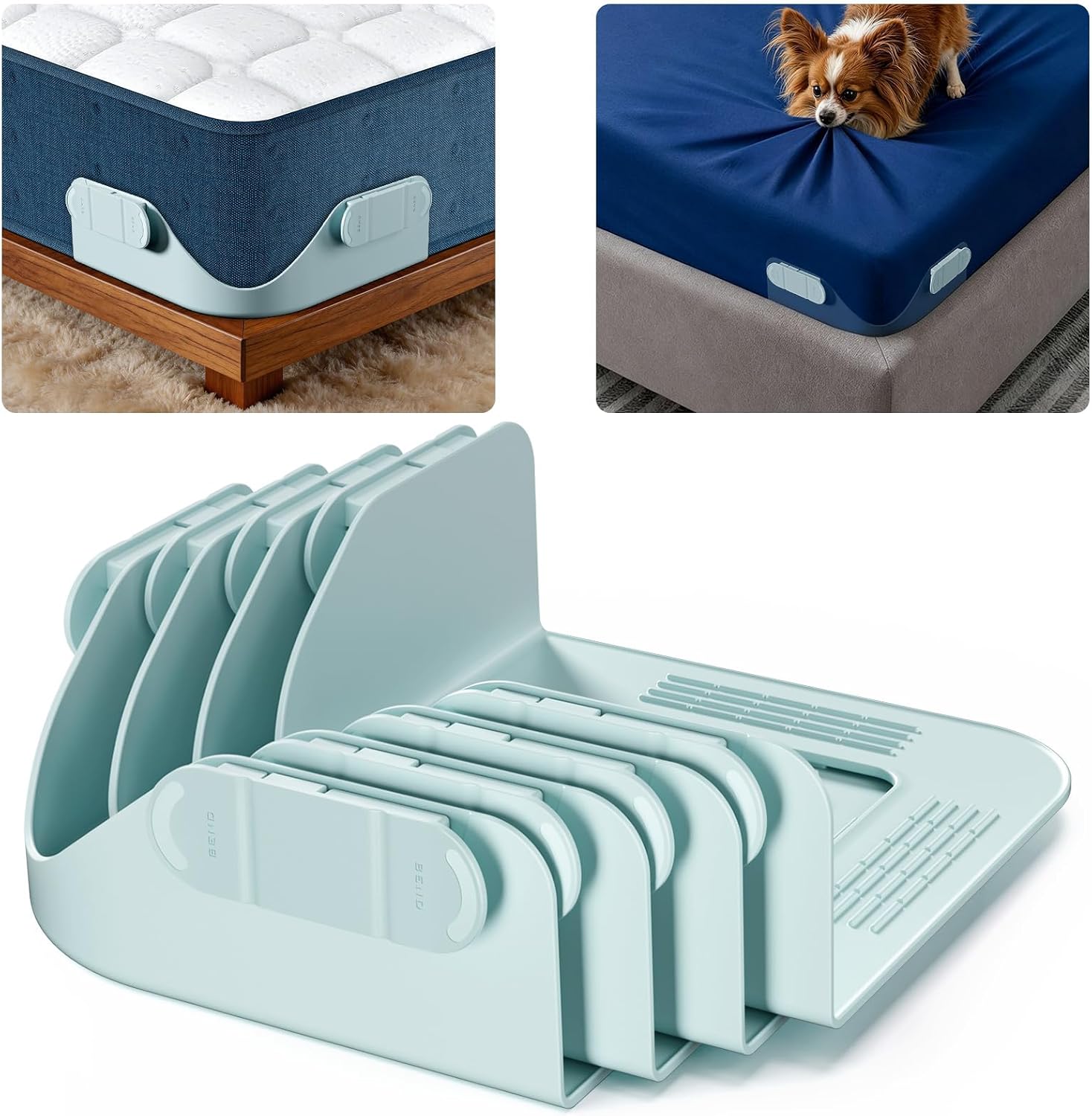 Ashenby Bed Sheet Holders for Corners:Non-Stretch Fitted Sheet Grippers, 1.74 pounds