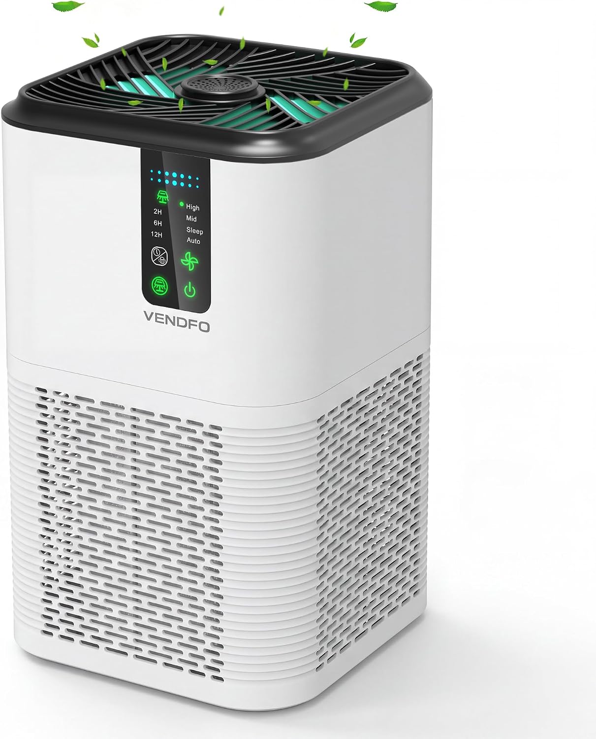 Aldernest Air Purifiers for Home Bedroom Up to 1250ft², Auto Air Quality Monitor