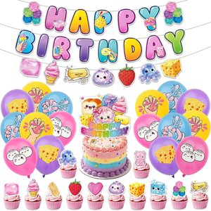Rowanmere 32PCS Squishy Birthday Decorations, Squishy Party Decorations