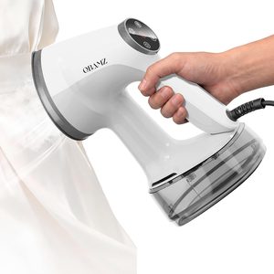 CozyWick Vacuum Steamer for Clothes, 2-in-1 Handheld Garment Steamer with Suction, Ivory