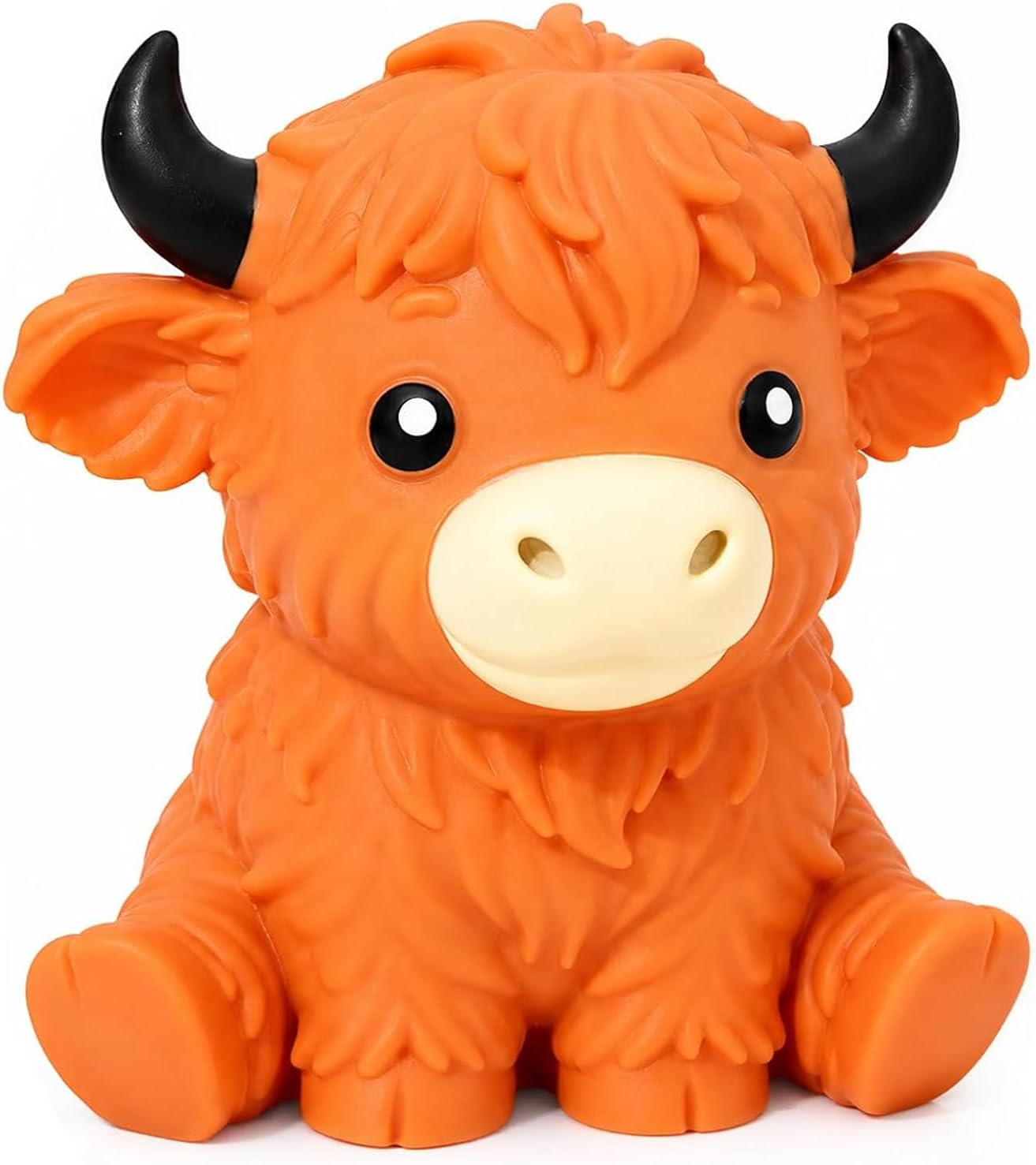 Copperlyn 6in Giant Highland Cow Squishy, Jumbo Big Highland Cow Squishy Soft Slow Rising Squeeze Fidget Toy, 27.22 g, One Size